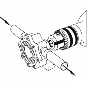Pompa cu actionare la bormasina Mannesmann 446, 3000 rpm, 450 l/h [3]