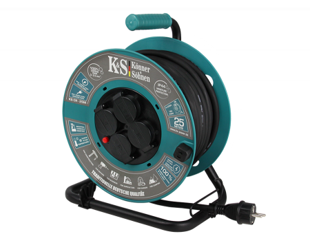 Prelungitor electric pe tambur Konner-Sohnen KS CR-25M, 25 m [7]