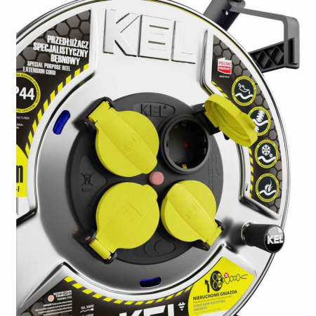 Prelungitor profesional electric pe tambur H07BQ-F KEL 99455, 30 m [8]