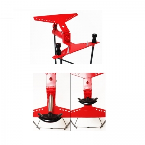 Stand hidraulic pentru indoit tevi Dema 24385, 16 tone, 9 piese [2]