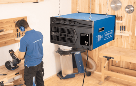 Purificator de aer pentru atelier HDA-14 Scheppach 5903001901, 110 W, 740 m³/h, 400 m² [4]
