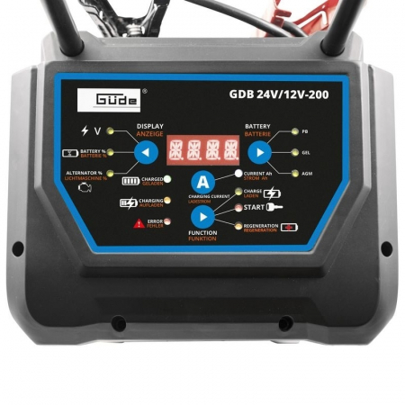 Redresor auto digital GDB Gude 85128, 12-24 V, 40 A [3]