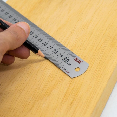 Rigla dubla din otel ROX Wood 153ROX0199, 300 mm [5]