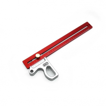 Rigla de Masurat Pentru Constructii - Rigla multifunctionala din aluminiu ROX Wood 153ROX0012, 300 mm