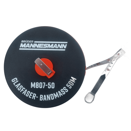 Ruleta masurare din fibra de sticla Mannesmann 807-50, 50 m [0]