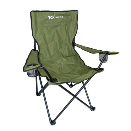 Scaune, mese si umbrele camping - Scaun pliabil pentru camping ROX Wood 153CAMP0314