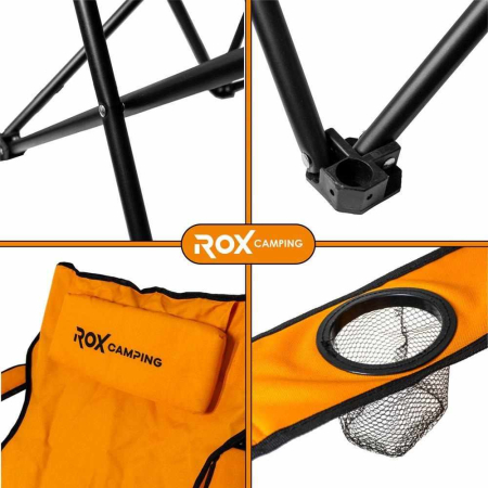 Scaun pliabil pentru camping ROX Wood 153CAMP0316 [4]