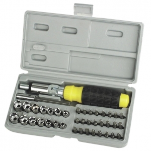 Set / trusa chei tubulare - Trusa chei tubulare si biti Mannesmann 29041, 41 piese