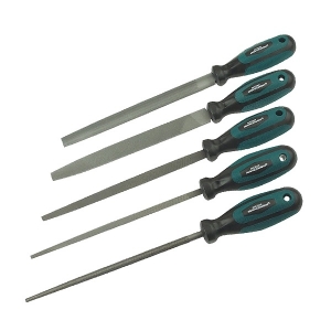 Pile Metalice - Set pile pentru metal Mannesmann 61006, 200 mm, 5 piese