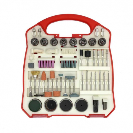 Accesorii polizoare drepte - Set accesorii pentru masina de gaurit si frezat ROX Wood 153ROX0075, 189 piese