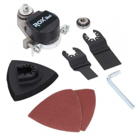 Suporti & Adaptoare Polizor Unghiular - Set adaptoare pentru polizoare unghiulare, functie dalutire si slefuire ROX Wood 153ROX0191