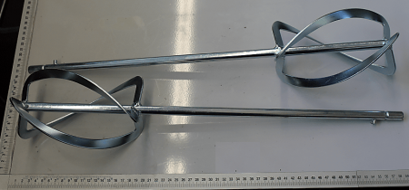 Set amestecatoare elicoidale rotunde PM1800D Scheppach 5907802701, Ø110 mm, 2 bucati [1]