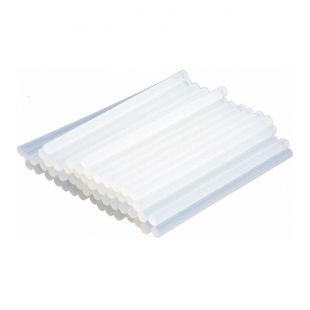 Pistol de lipit si accesorii - Set baghete silicon Simes 1, Ø11 mm, 20 bucati