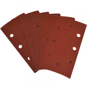 Accesorii de Slefuire - Set benzi abrazive Velcro Gude 58158, 93x187 mm, 6 piese