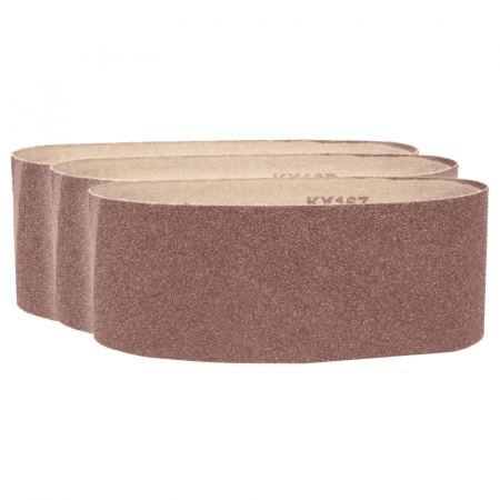 Masini de Slefuit Alternative si Orbitale - Set benzi de slefuire pentru masina de slefuit cu ax GSBSM 450 Gude 38367, P80 K, 3 bucati