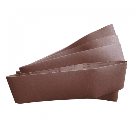 Accesorii de Slefuire - Set benzi de slefuire pentru masina de slefuit GBTS1100 Gude 38363, P120 K, 5 bucati