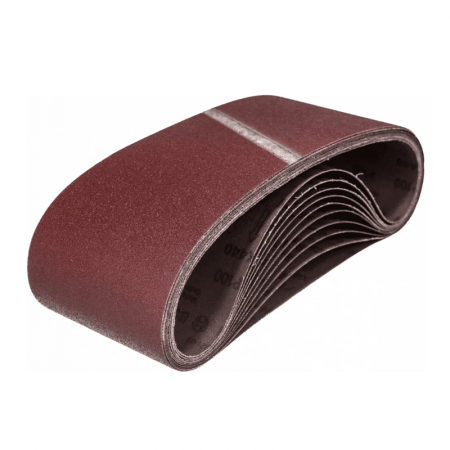 Masini de Slefuit Alternative si Orbitale - Set benzi de slefuire pentru masini de slefuit cu ax Scheppach 7903400705, 610 x 100 mm, granulatie K80-K120, 9 piese