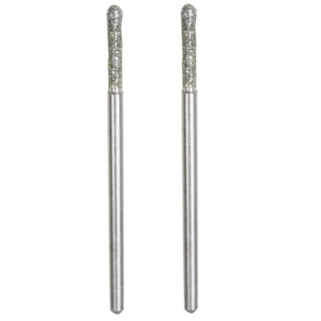 Set biaxuri diamantate cu varf sferic Micromot Proxxon 28232, Ø2.2 mm, 2 bucati [1]