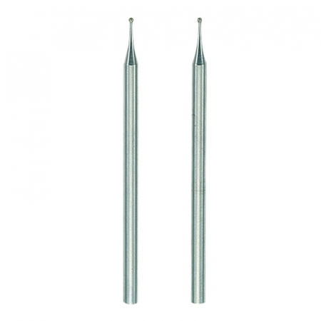 Set biaxuri diamantate de forma sferica Micromot Proxxon 28212, Ø1 mm, 2 bucati [1]