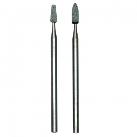 Set biaxuri din carbura de siliciu de forma cilindrica Micromot Proxxon 28270, Ø2.5 mm, 2 piese [1]