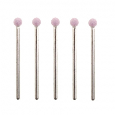 Set biaxuri din corindon de forma sferica Micromot Proxxon 28772, Ø5 mm, 5 bucati [1]