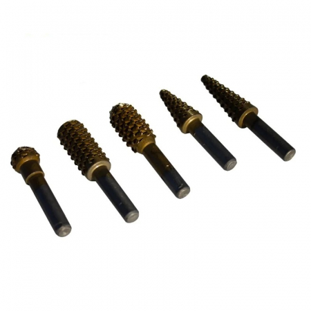 Set biaxuri pentru lemn de diverse forme Wert 9015, 5 piese [1]