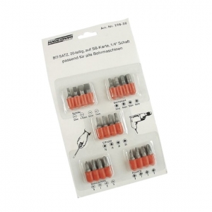 Scule de Mana - Set biti Mannesmann 298-20, 20 piese