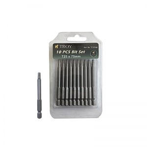 Set Biti - Set de biti torx Cr-V Troy 22246, T25, 75 mm, 10 bucati