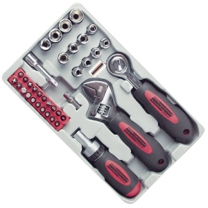 Trusa chei tubulare si biti Mannesmann 29038, 37 piese [1]