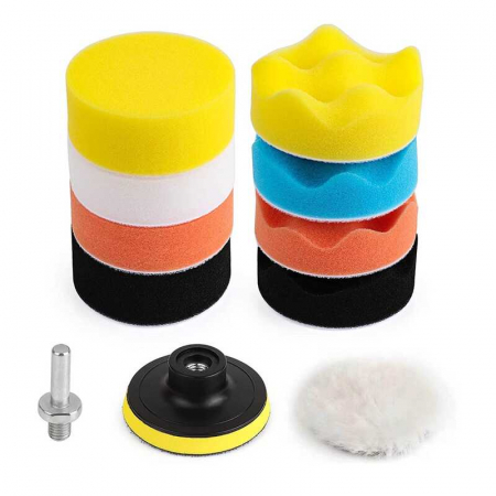 Accesorii de Slefuire - Set bureti pentru polish Wert 9014, 11 piese