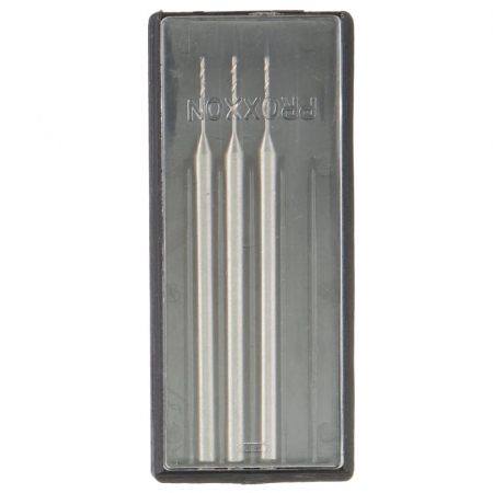 Set burghie HSS pentru metal, plastic si lemn Proxxon 28852, Ø0.8 mm, 3 bucati [1]