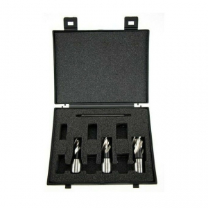 Burghiu metal - Set freze pentru masina de gaurit cu coloana Evolution CUTTERKIT3S, Ø14-22 mm, 3 piese