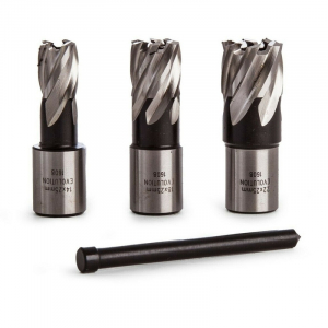 Set freze pentru masina de gaurit cu coloana Evolution CUTTERKIT3S, Ø14-22 mm, 3 piese [2]