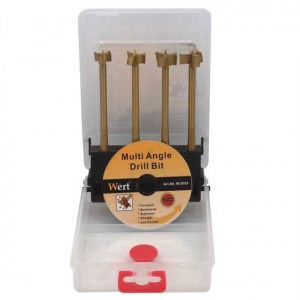 Freze Lemn - Set capete de burghiu multi unghi Wert 2523, Ø15-22 mm, 4 piese