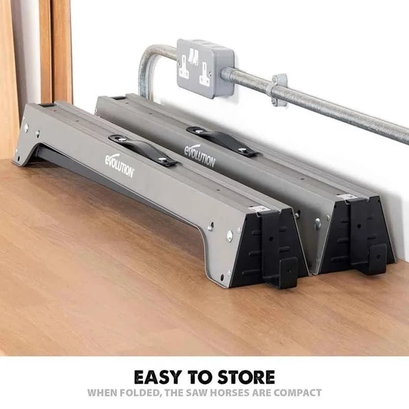 Set capre din otel Evolution 005-0003, 825x465x742 mm, 2 bucati [2]