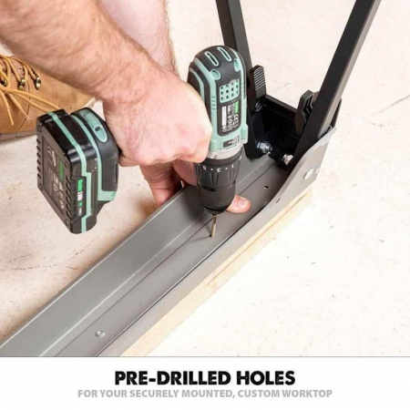 Set capre din otel Evolution 005-0003A, 825x465x742 mm, 2 bucati [5]