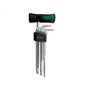 Set chei imbus Hex Troy 26202, Ø1.5-10 mm, cap rotund, 11 piese [1]