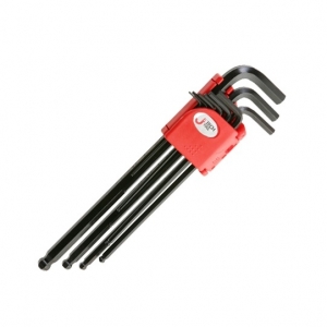 Chei - Set chei imbus Hex lungi cu cap rotund JETECH BM-B9, 1.5-10 mm, 9 piese