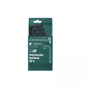 Chei - Set chei imbus Hex Troy 26210, Ø 1.5 - 10 mm, 8 piese