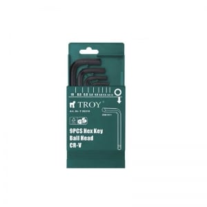 Imbusuri - Set chei imbus Hex Troy 26210, Ø 1.5 - 10 mm, 8 piese