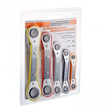 Set chei inelare cu clichet Mannesmann 27405, 5 piese [2]