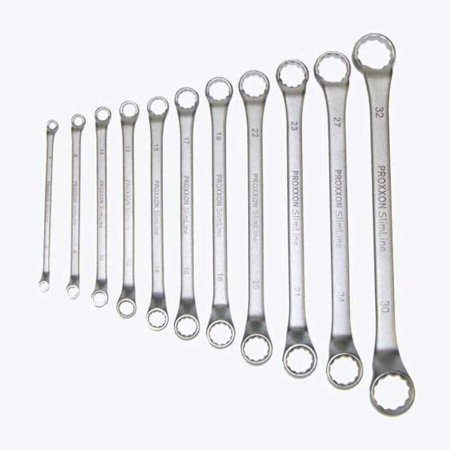Set chei inelare dublu cotite Slim Line Proxxon 23812, Ø6-32 mm, 11 piese [1]