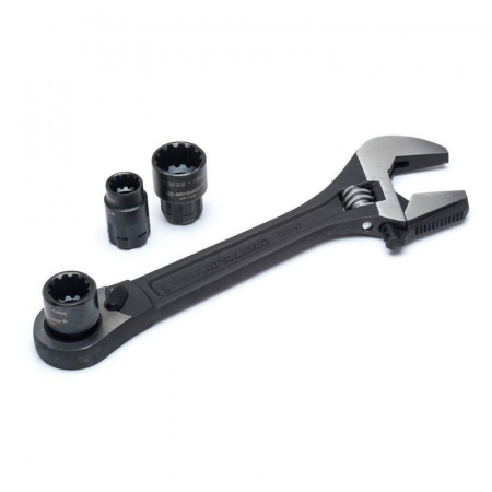 Set cheie reglabila cu clichet si capete tubulare 3 in 1 Crescent CPTAW8, 11 piese [3]