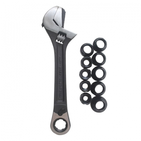 Set cheie reglabila cu clichet si capete tubulare 3 in 1 Crescent CPTAW8, 11 piese [5]