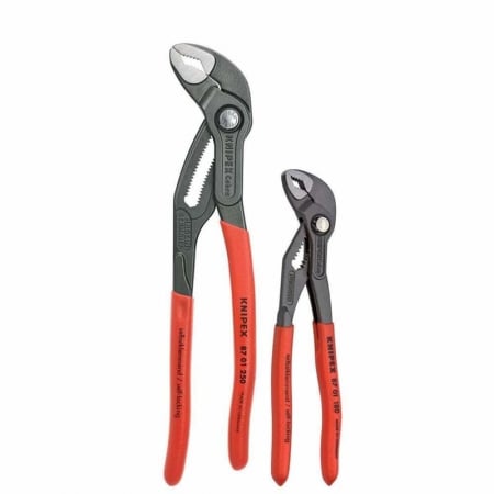 Clesti - Set clesti pentru instalator Cobra Knipex 00 31 20 V01, 180-250 mm, 2 buc