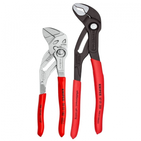 Cleste Instalator - Set clesti pentru instalator Cobra Knipex 00 31 20 V03, 180-250 mm, 2 buc