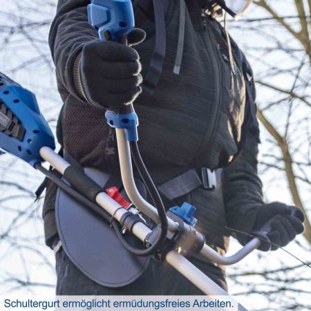 Set coasa electrica 2 in 1 fara acumulator BC-BCH380/40-X Scheppach 5910907900, 2x20 V [4]