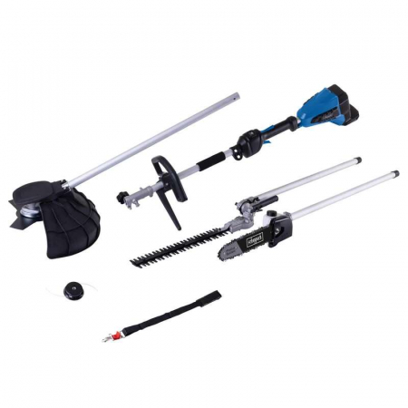 Motocoasa si coasa electrica - Set coasa electrica 4 in 1 fara acumulator BC-MFH400-X Scheppach 5904820900, 2x20 V