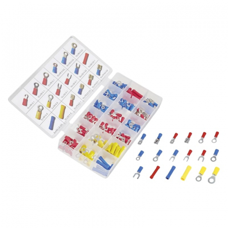 Set conectori si terminale pentru cabluri electrice Mannesmann 208-2, 175 piese [1]