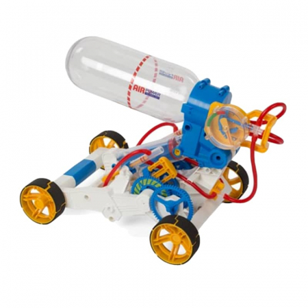 Jucarii - Set constructie masinuta cu motor pe aer comprimat Velleman KSR16